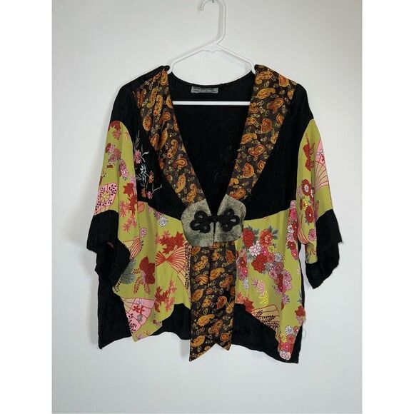 Women’s VINTAGE 90s y2k Cardigan Top MEDIUM - Picture 1 of 9